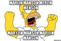 marlin manson,merlin menson marylin manson,marilin manson