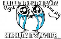 ждешь открытия сайта журнала it’s my life