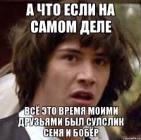 а что если на самом деле всё это время моими друзьями был сулслик сеня и бобёр