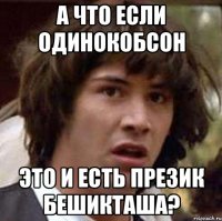 а что если одинокобсон это и есть презик бешикташа?