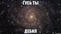 гусь ты дебил