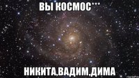 вы космос*** никита,вадим,дима