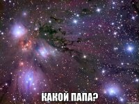  какой папа?