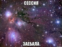 сессия заебала