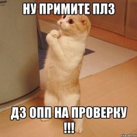 ну примите плз дз опп на проверку !!!