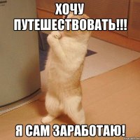 хочу путешествовать!!! я сам заработаю!