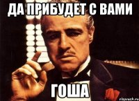 да прибудет с вами гоша