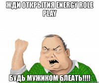 жди открытия energy role play будь мужиком блеать!!!