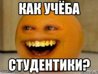 как учёба студентики?