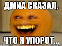 дмиа сказал, что я упорот...