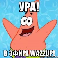 ура! в эфире wazzup!