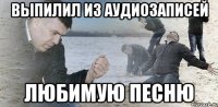 выпилил из аудиозаписей любимую песню