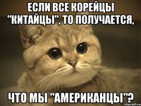 если все корейцы "китайцы", то получается, что мы "американцы"?