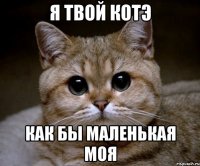 я твой котэ как бы маленькая моя