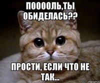 пооооль,ты обиделась?? прости, если что не так...