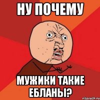 ну почему мужики такие ебланы?