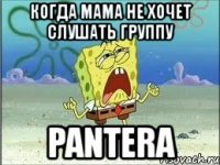 когда мама не хочет слушать группу pantera