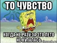 то чувство когда не разу за это лето не купалась