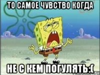 то самое чувство когда не с кем погулять:(