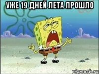 уже 19 дней лета прошло 