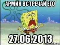 армия встречай его 27.06.2013