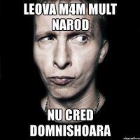 leova m4m mult narod nu cred domnishoara