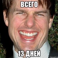 всего 13 дней