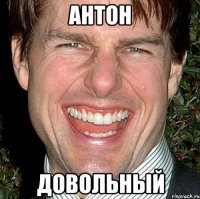 антон довольный