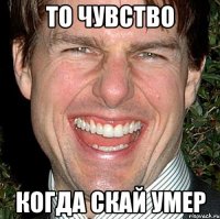 то чувство когда скай умер