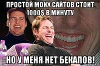 простой моих сайтов стоит 1000$ в минуту но у меня нет бекапов!