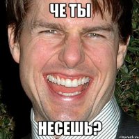 че ты несешь?