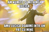 am numito pi mita mea lucica amu lucica doarme intr-un pat cu mine