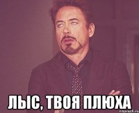  лыс, твоя плюха
