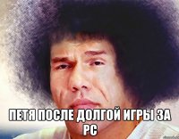  петя после долгой игры за pc