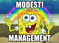 modest! management