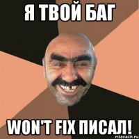 я твой баг won't fix писал!