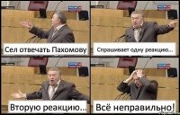 Сел отвечать Пахомову Спрашивает одну реакцию... Вторую реакцию... Всё неправильно!