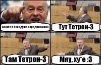 Зашел в беседу по аэродинамике Тут Тетрон-3 Там Тетрон-3 Мяу, ху*е :3