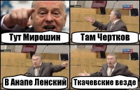 Тут Мирошин Там Чертков В Анапе Ленский Ткачевские везде