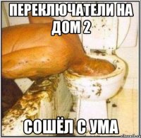 переключатели на дом 2 сошёл с ума