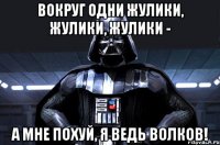 вокруг одни жулики, жулики, жулики - а мне похуй, я ведь волков!