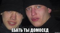  ебать ты домосед