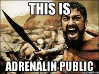 this is adrenalin public