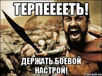 терпееееть! держать боевой настрой!