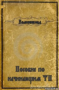 Колесникова Пособие по начинающим ТП