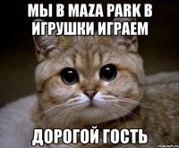 мы в maza park в игрушки играем дорогой гость