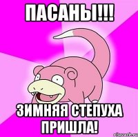 пасаны!!! зимняя степуха пришла!