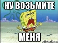 ну возьмите меня