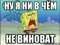 ну я ни в чём не виноват