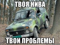 твоя нива твои проблемы